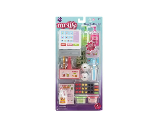 My Life As 39-Piece Bubble Tea Play Set for 18” Dolls