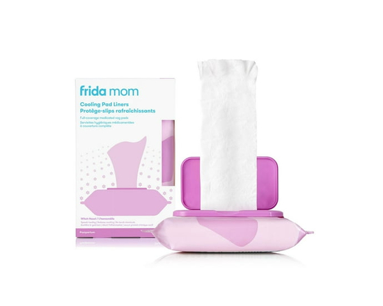 Frida Mom - Witch Hazel Perineal Cooling Pad Liners - Postpartum Recovery - Newborn Baby - Hospital Bag Essential Perineal Medicated Witch Hazel Full-