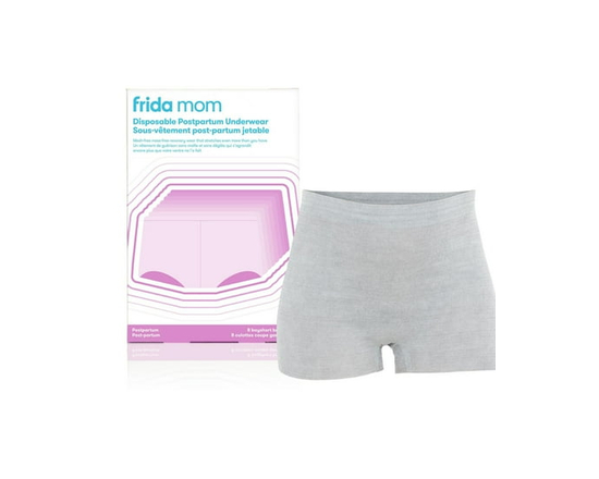 Frida Mom - sous-Vêtements Jetables Post-Partum Coupe Culottes Garçonnes (Sans Serviette) - Récupération Périnéale - Ultra Doux, Extensibles, Sans Lat