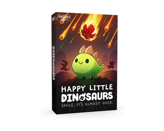 Happy Little Dinosaurs Party Card Game – Fun Survival Board Game for 2–4 Players - English
