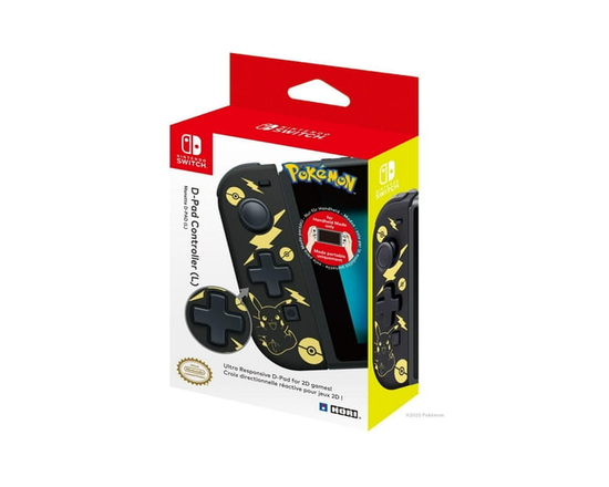 Nintendo Switch D-Pad Controller (L) (Pokemon: Black & Gold Pikachu)