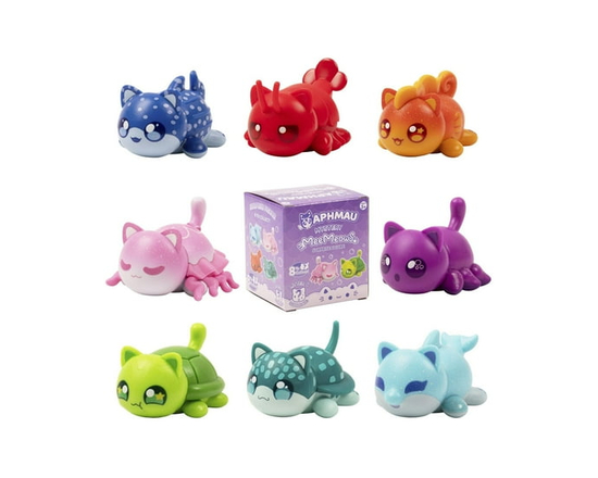 Aphmau MeeMeow Mystery Figures – Series 4 – Under the Sea - 8 Piece Assortment