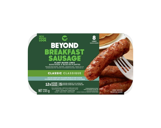 Beyond Meat Saucisse Déjeuner à Base de Plantes, 235g - 235G