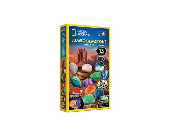 National Geographic Kit de fouille de pierres précieuses géantes