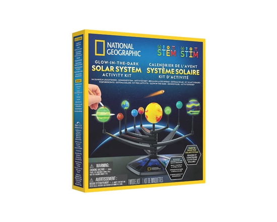 National Geographic : Système Solaire Luminescent – Coffret Éducatif STEM pour Enfants 6+