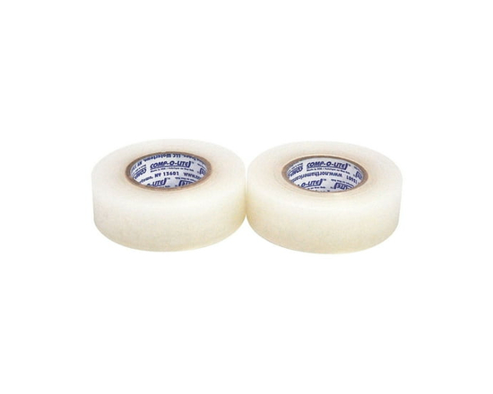 Comp-o-lite Clear Shin Pad Tape 24MM X 20M Pack of 2 Rolls
