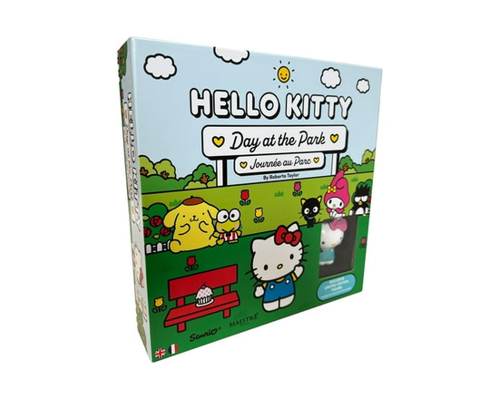 Asmodee - Maestro Media - Édition Exclusif - Hello Kitty: Day at The Park - Hello Kitty et ses Amis - Jeu Amusant en Famille - De 2 à 4 Joueurs - À pa