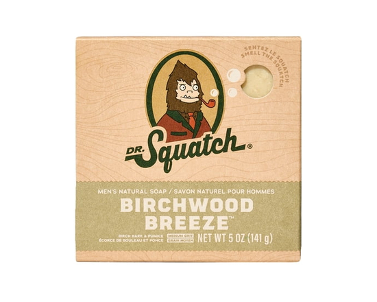 DR. SQUATCH BIRCHWOOD BREEZE SAVON EN BARRE - 141.7g