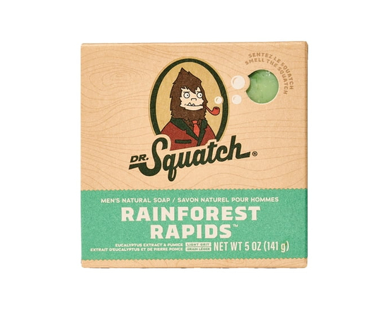 Dr. Squatch Rapides de la Forêt Tropicale Savon en Barre - 5 oz