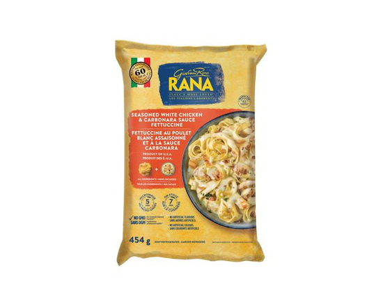 Rana Seasoned White Chicken & Carbonara Sauce Fettuccine