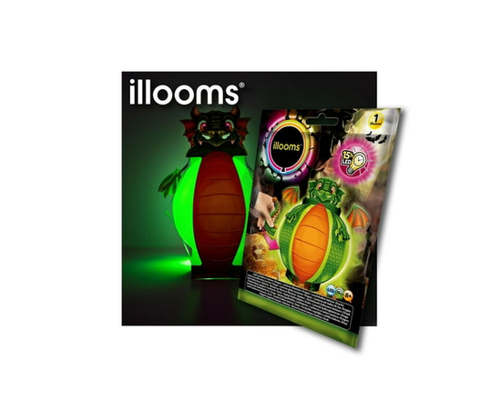 illooms Make Your Own Dragon LED Light up Balloon Lantern