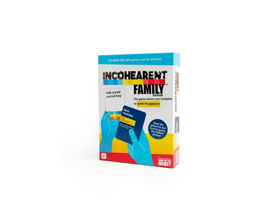 Guess The Gibberish Card Game for Families by What Do You Meme, for Kids 12+ Includes 400 Cards, Instructions, and 1 Sand Timer