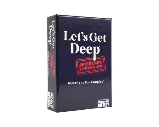 Let's Get Deep: after Dark Expansion pack by Relatable, Designed to Add on to Let's Get Deep Core Game, Includes 150 Cards