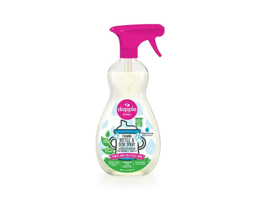 Dapple Baby Foaming Bottle & Dish Spray Fragrance Free 500ml - 500 mL