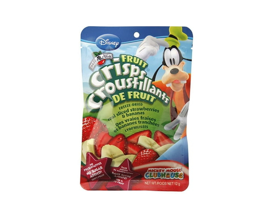 Disney Brothers All Natural Fruit Crisps, Strawberry Banana