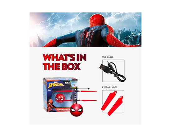Hélicoptère IR UFO Heli Ball Marvel Spider-Man