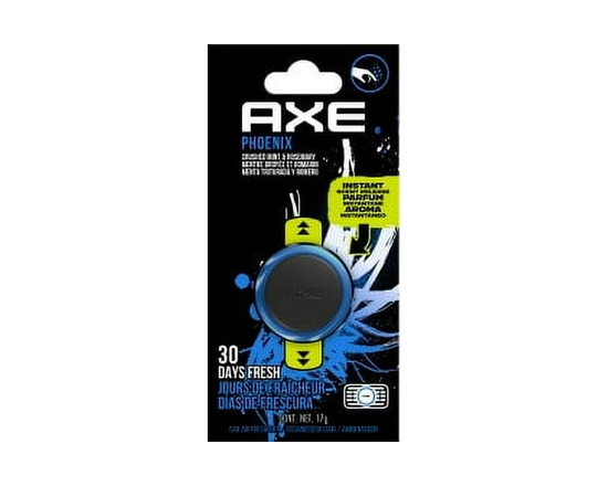 Axe Mini Vent Clip Car Air Freshener (Phoenix Scent, 1 Pack)
