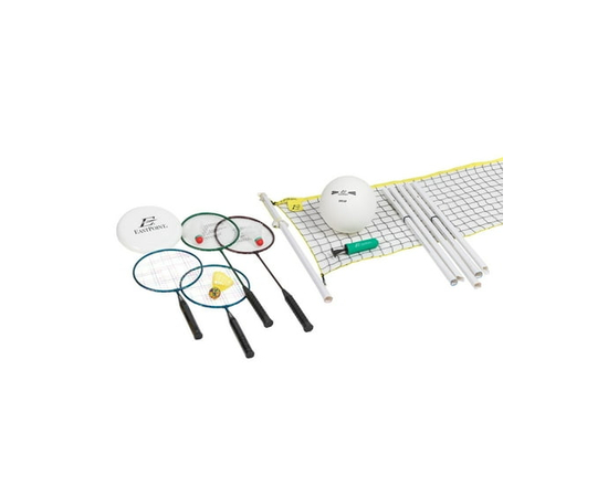 EastPoint 4 Game Combo - Volleyball, Badminton, Shuttle Smash & Disc Toss