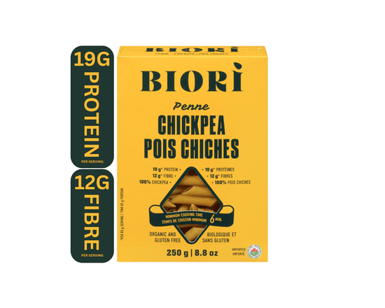 Biori 100% Organic Gluten Free Pasta Chickpea Penne Rigate 250g - 250g