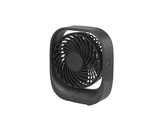 Mainstays  Personal Rechargeable USB Portable Tabletop Fan in Black