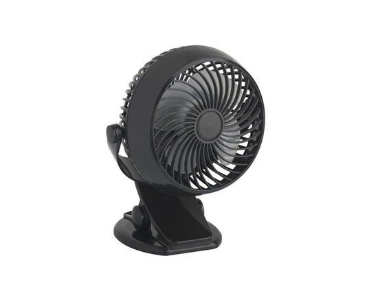 Mainstays Rechargeable Clip Fan in Black