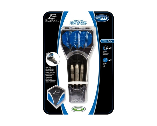 EastPoint Sports EPS 3.0 Steel Tip Dart Set with Deluxe Case