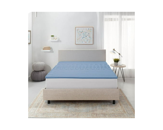 Dream Serenity® 1.5-Inch Memory Foam Mattress Topper, 5-Zone