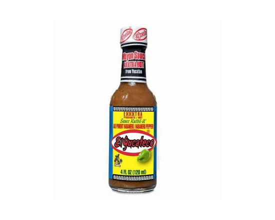 El Yucateco Exxxtra Habanero Pepper Hot Sauce - 113 mL