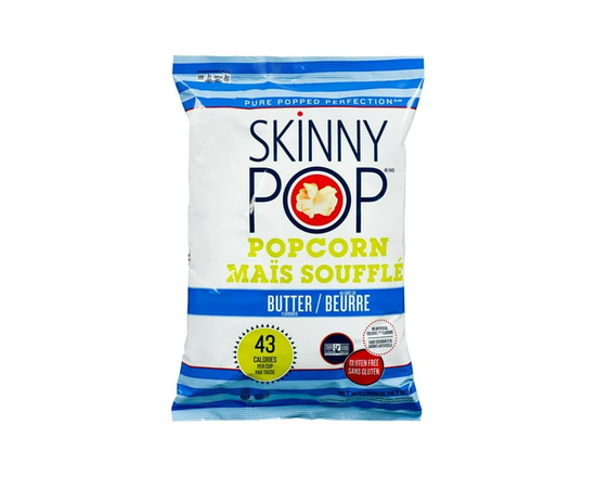 SkinnyPop Butter Popcorn - 250 g