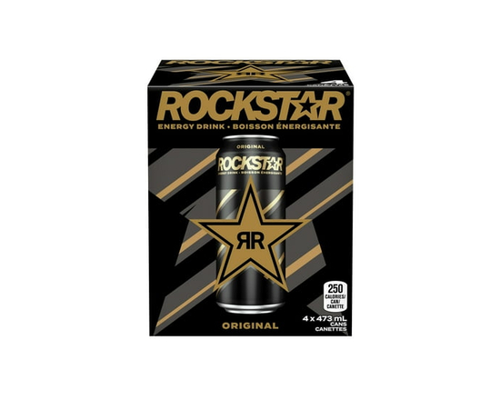 Rockstar Original Energy Drink 4 x 473 mL, Cans - 4 x 473 mL