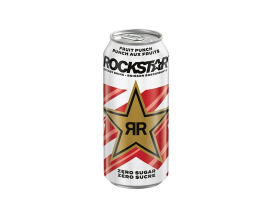 Rockstar Pure Zero Fruit Punch Energy Drink 473 mL, Can - 473 mL