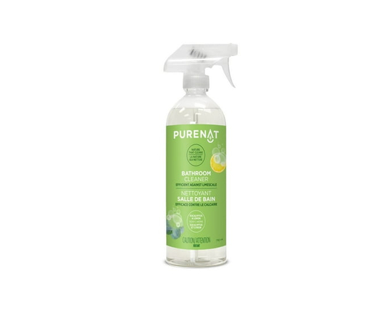 PureNat Nettoyant pour Salle de Bain, Vaporisateur, Nettoyant Naturel, 710ml - 710 ml