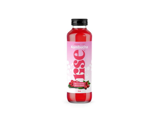 RISE Kombucha Hibiscus & Rosehips