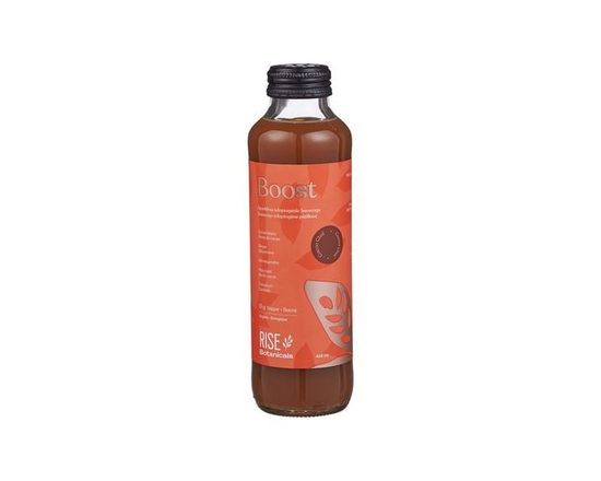 Breuvage adaptogène pétillant au cacao chaï Boost Rise Botanicals