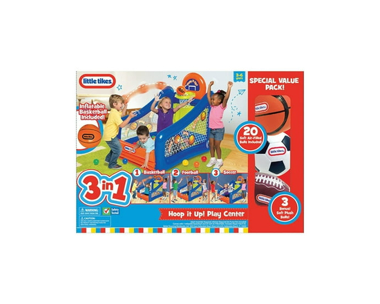 LITTLE TIKES HOOP IT UP PLAY CENTER VALUE PACK WITH 25 BALLS