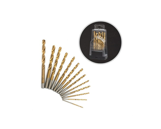 WorkPro Titanium HSS Drill Bit Set -13 Piece - 13