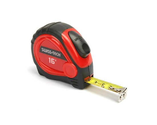 Swiss Tech 16FT/5M Tape Measure,Self Locking