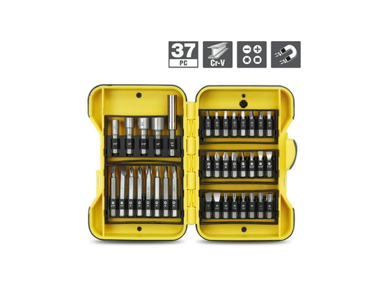 WorkPro Screwdriver Bit Set -37 Piece,Nut Drivers and Screwdriver Bits,Cr-V - Multiple