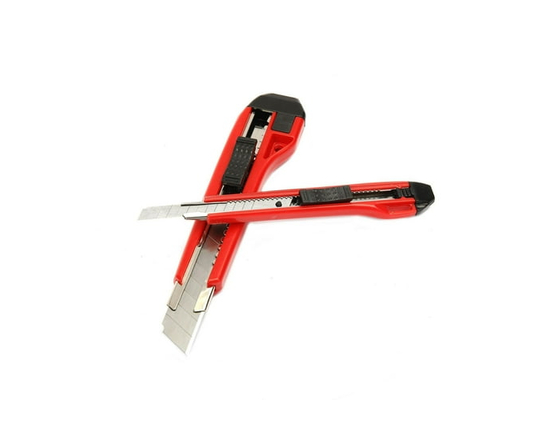Swiss Tech 18mm And 9mm Snap Off Utility Knife Set,SK5 Steel Blade