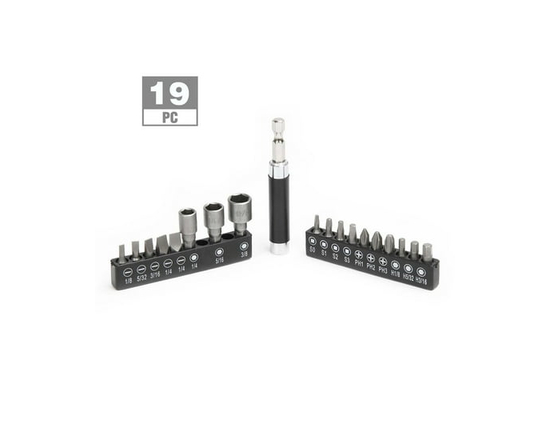 WorkPro Magnetic Drive Guide Set -19 Piece,Nut Drivers and Bits - 19 pieces