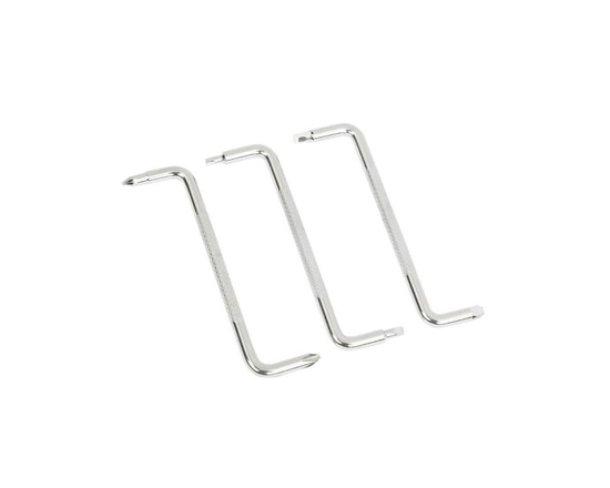 WorkPro Set tournevis Offset -3 pièces,Phillips, carré, hexagone - 3