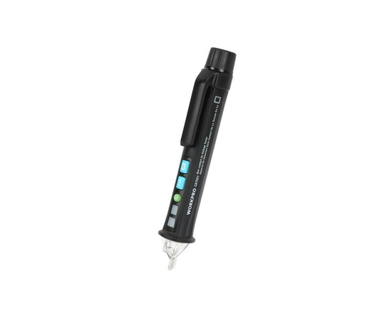 Détecteur de tension sans contact WorkPro, deux gammes de tension :12-1000V/48-1000V AC