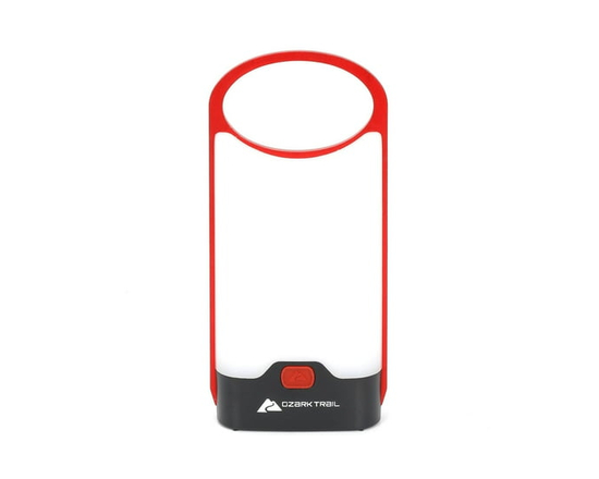 Ozark Trail 160 Lumen LED Aluminum Thin Frame Battery Lanterns Red