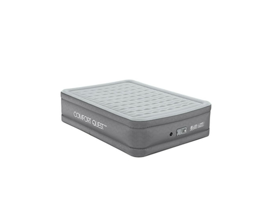 AlwayzAire Fortech Air Mattress Queen Built-in Comfort Choice+ Dual Pump