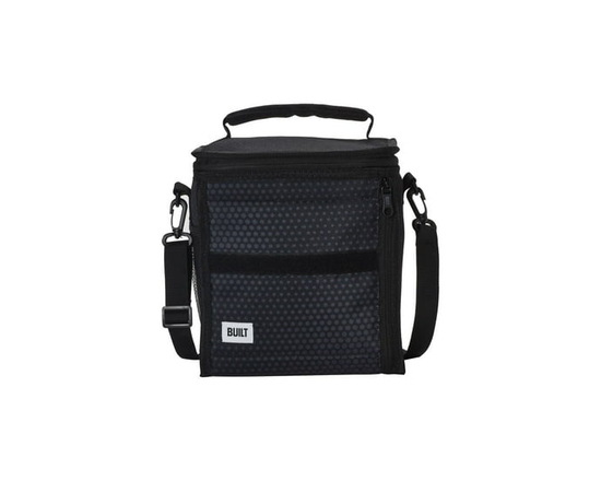 Built NY Midnight Microdot Gel Cube Lunch Bag