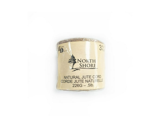 North Shore 3ply jute cord - 0.5 lbs