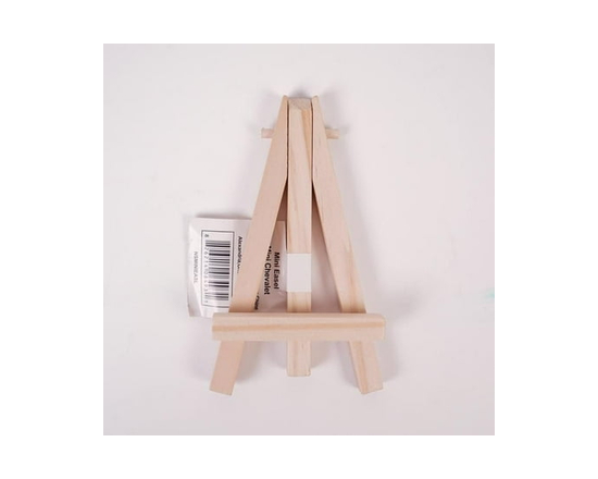 North Shore's wooden mini easel - 4 in x 6 in