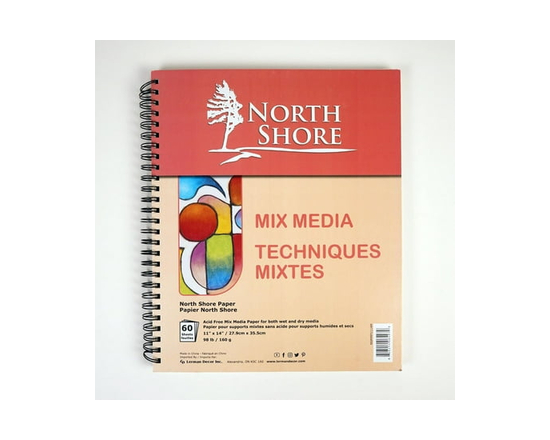 North Shore mix media paper 11"x14" - 11" x 14"