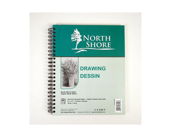 North Shore drawing paper 9"X12" - 9" x 12"