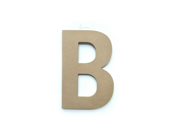 Lerman decor's wood letter B - 9"